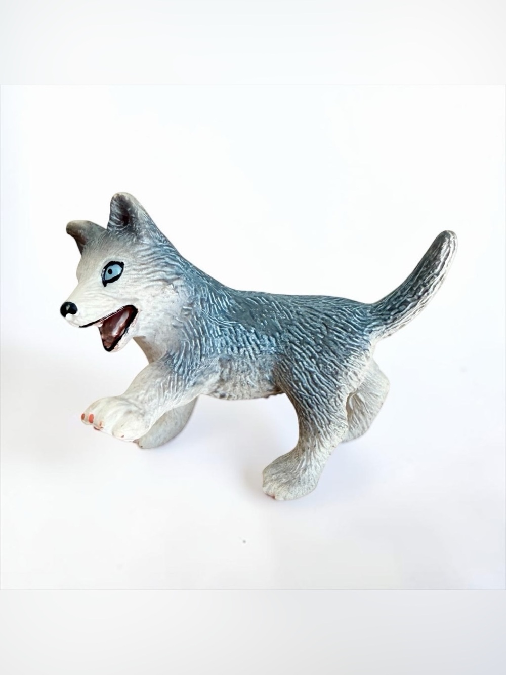 Schleich HUSKY PUPPY #16373 Paw Up Playful 2007 Retired Dog Figure